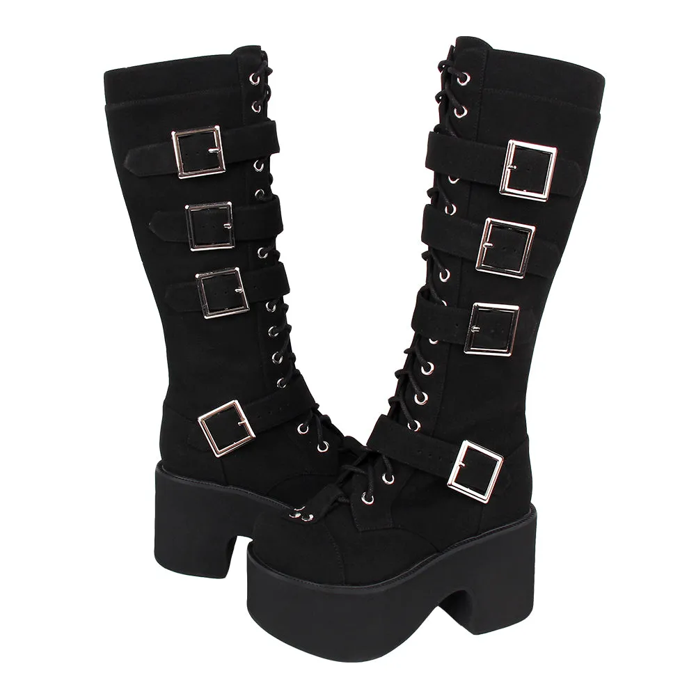 Angelic Imprint~Punk Lolita 8CM Heel Platform Shoes High Boots