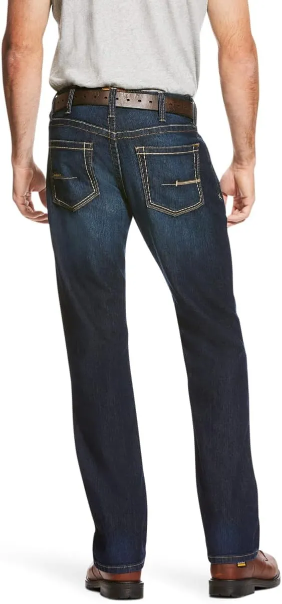 Ariat Men's Rebar M4 Relaxed DuraStretch Basic Boot Cut Jean