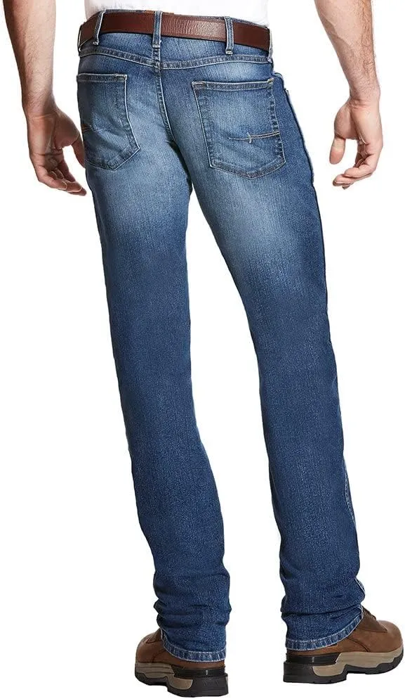 Ariat Men's Rebar M4 Relaxed DuraStretch Basic Boot Cut Jean