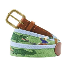 Beware of Gators Needlepoint Belt