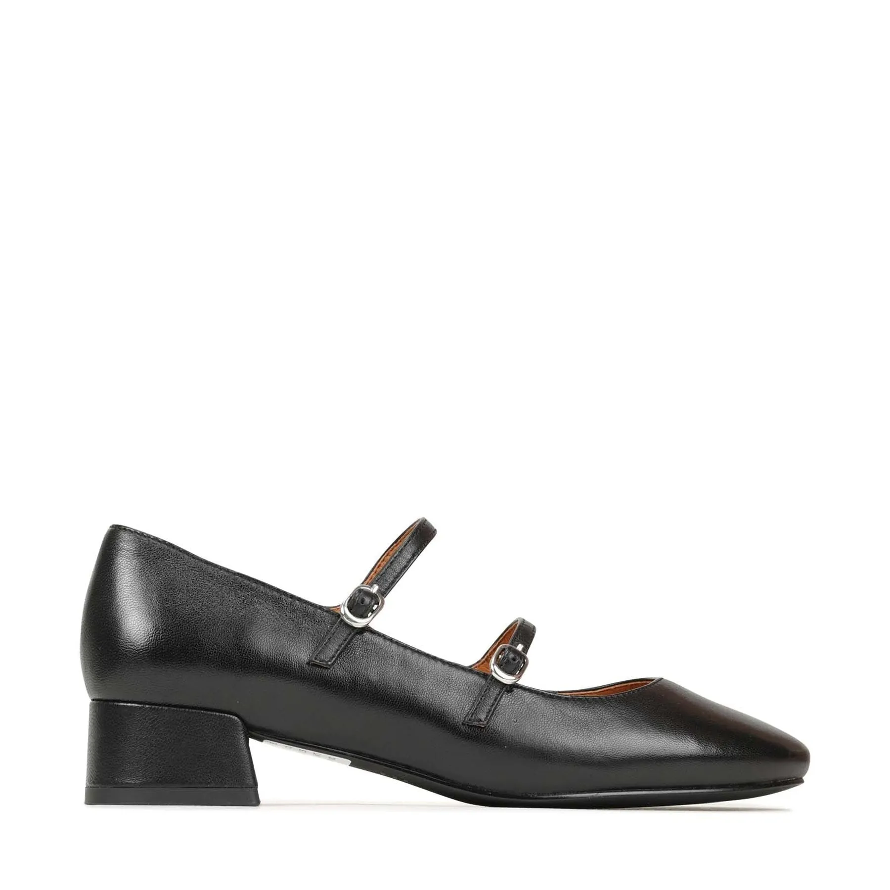 CESSIE LEATHER MARY JANE HEELS