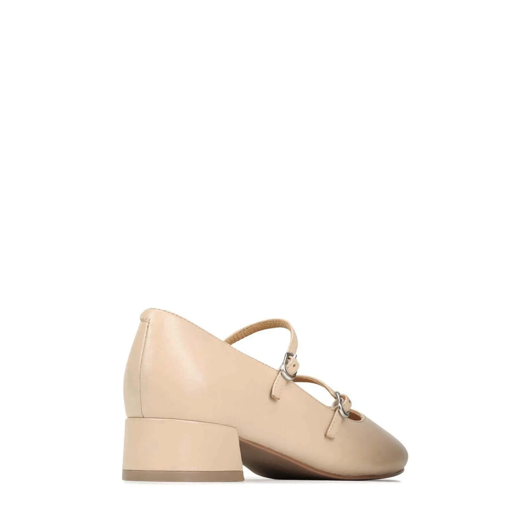 CESSIE LEATHER MARY JANE HEELS
