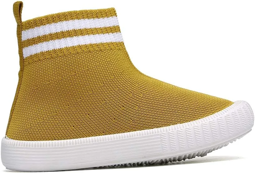 Child Girls Athletic Running Sneakers Boys Breathable Walking Slip on Sock Shoes