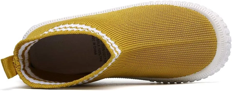 Child Girls Athletic Running Sneakers Boys Breathable Walking Slip on Sock Shoes