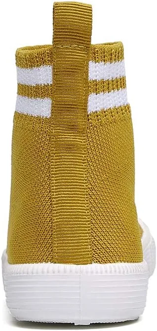 Child Girls Athletic Running Sneakers Boys Breathable Walking Slip on Sock Shoes
