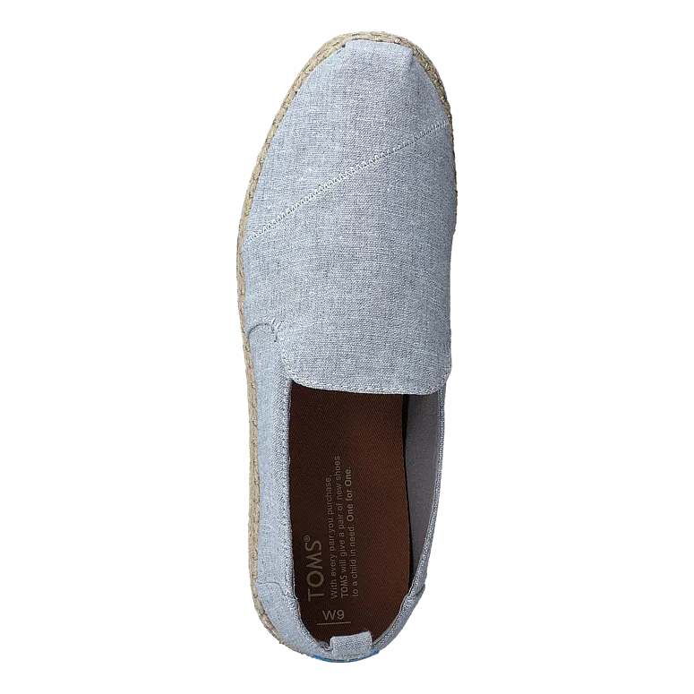 Decontructed Alpergata Drizzle Grey Slub Chambrey