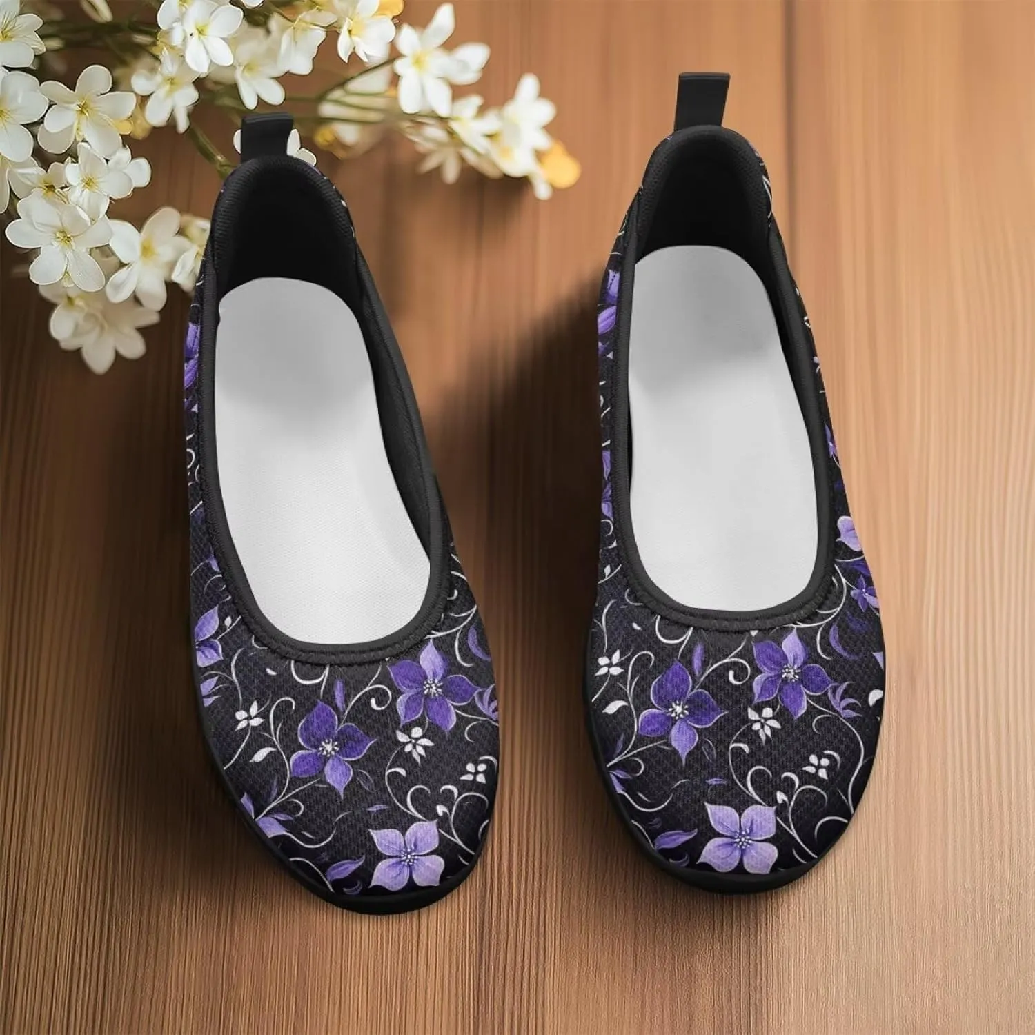Doojoayie Ladies Slip On Shoes Trendy Loafers for Women Daily Business Wedding Wear