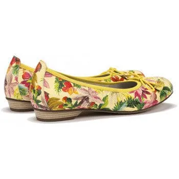 Dorking Women's Teli Ballet Flats- Malibu Banana