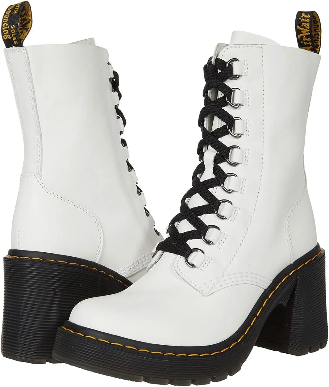 Dr. Martens, Women's Maple Zip Steel Toe Light Industry Boots