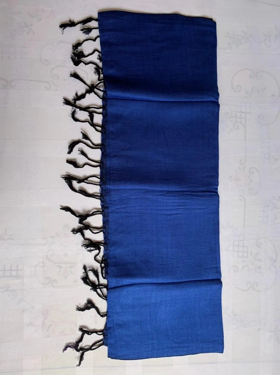 Egyptian Handmade Rectangular Shawl / Scarf for Both Men and Women, high quality Cotton blend handmade fabric, 200 cm length X 60 cm width