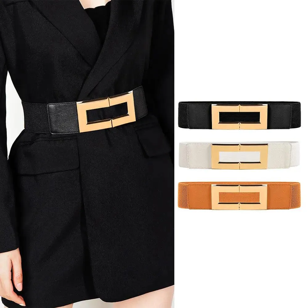 Elastic Wide Belt Multi Color