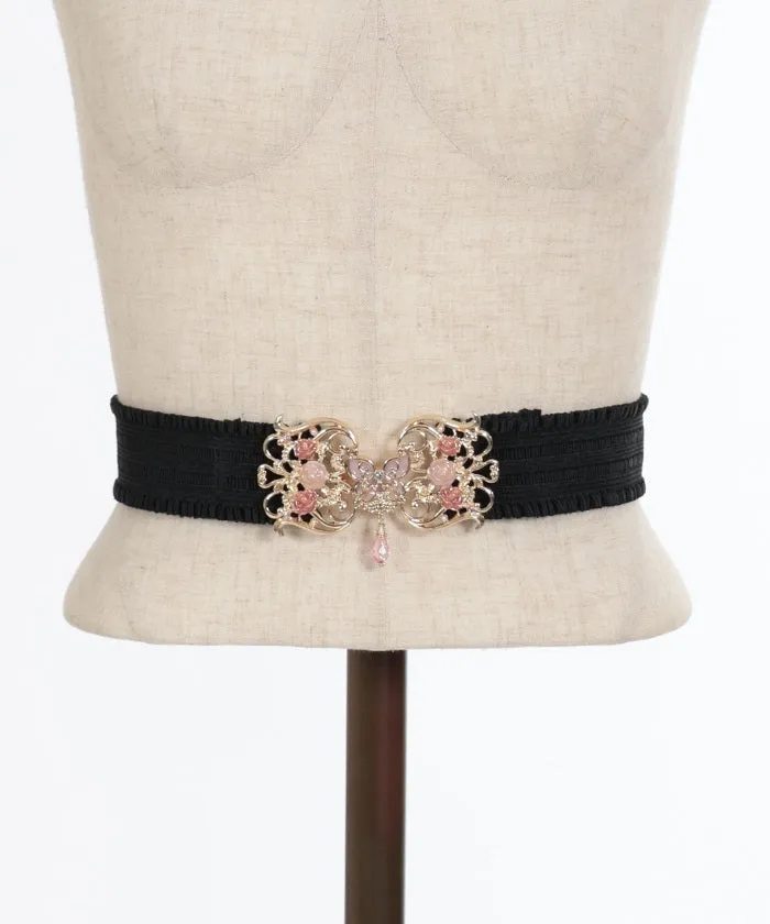 Elegant Rose Elastic Belt