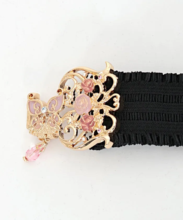 Elegant Rose Elastic Belt