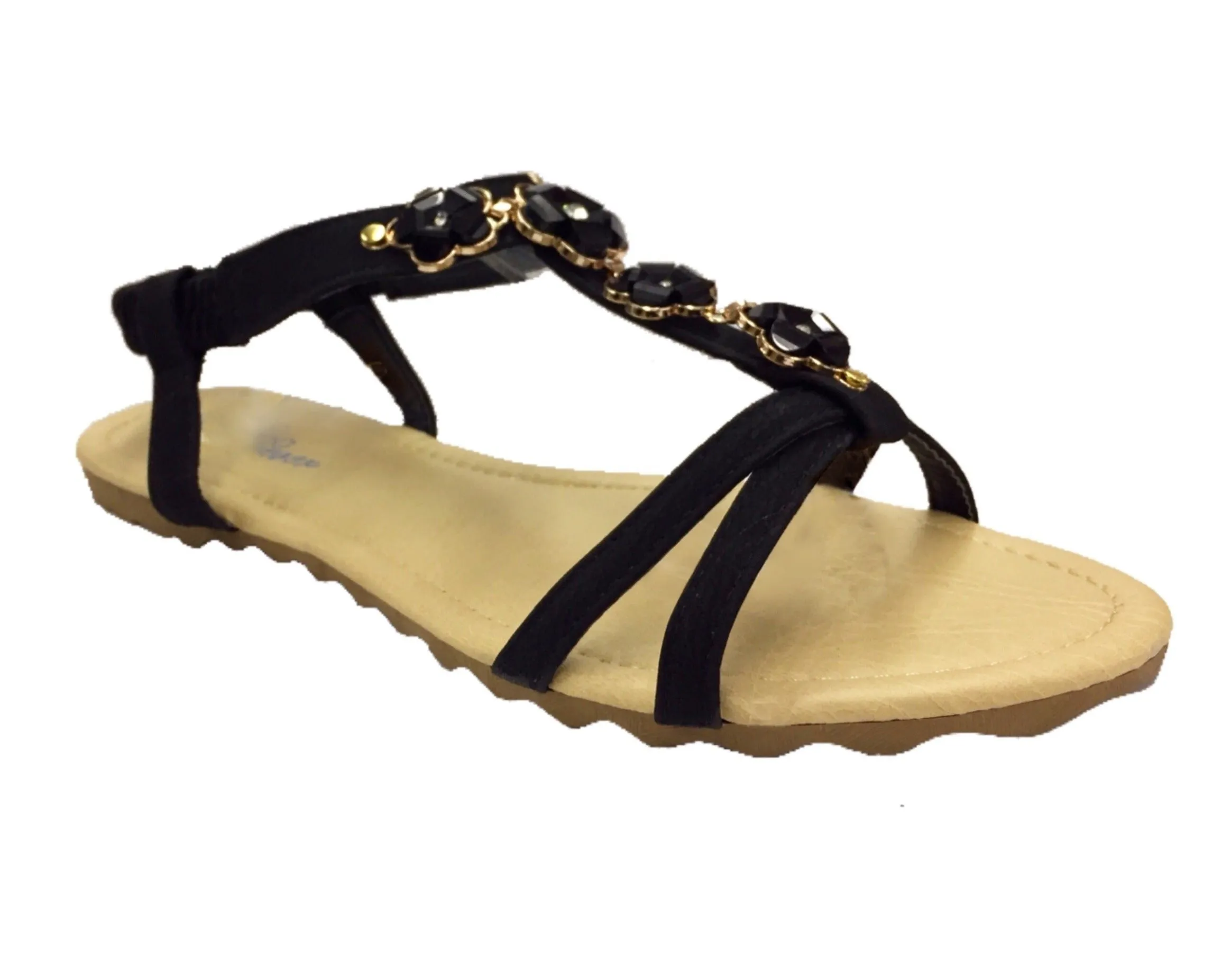 Gold Petal Flourishing Sandals