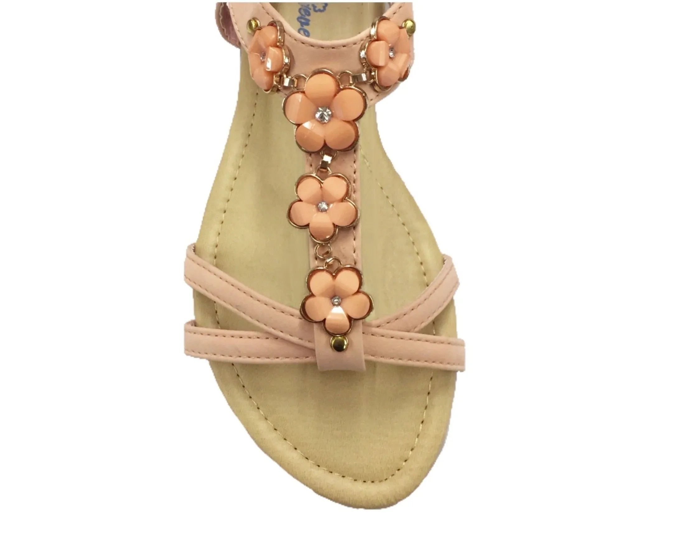 Gold Petal Flourishing Sandals