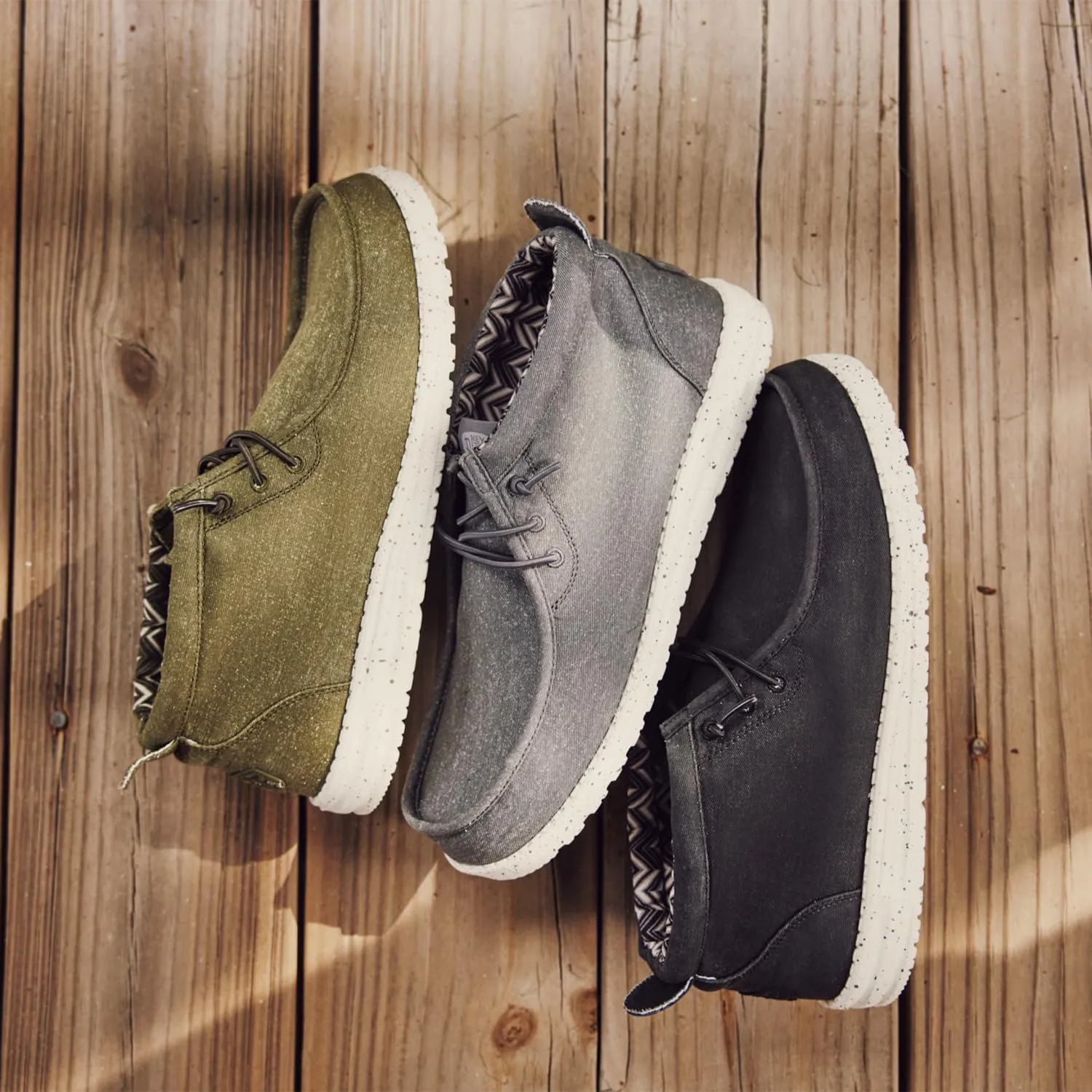 HEYDUDE Wally Mid Stretch, Pull on Boots, Comfortable & Light-Weight