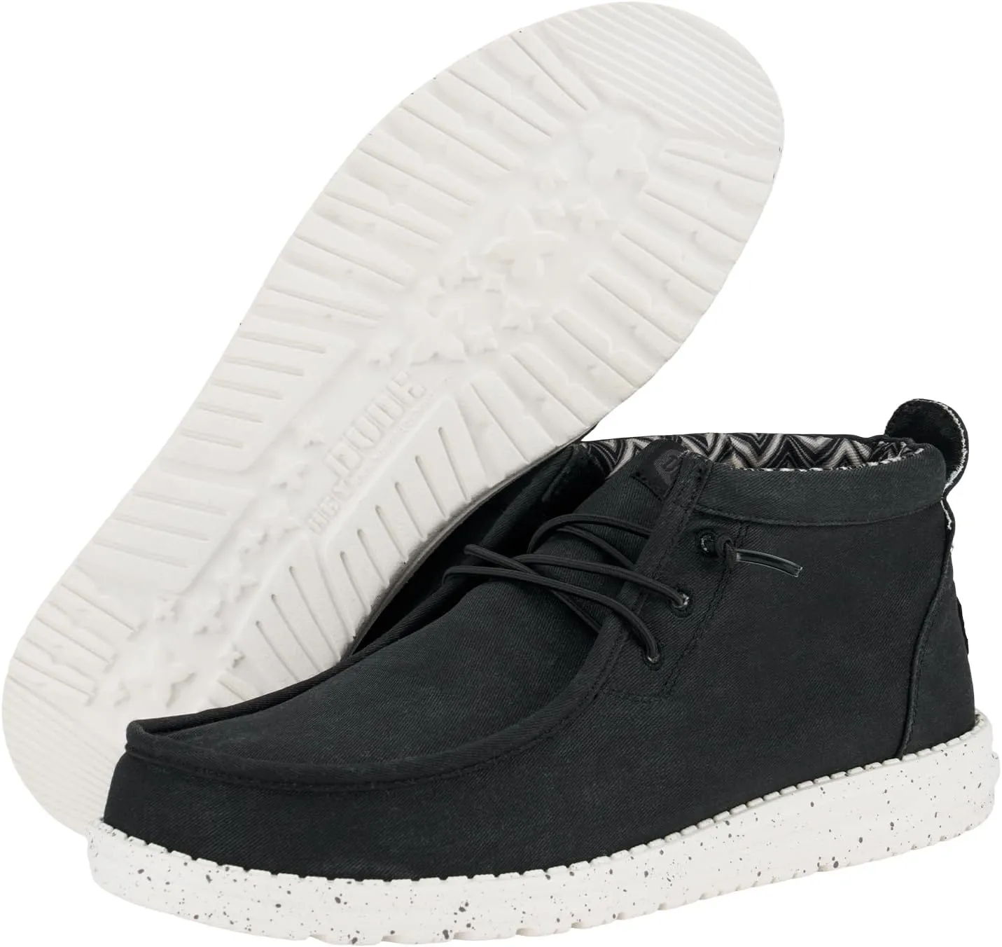 HEYDUDE Wally Mid Stretch, Pull on Boots, Comfortable & Light-Weight