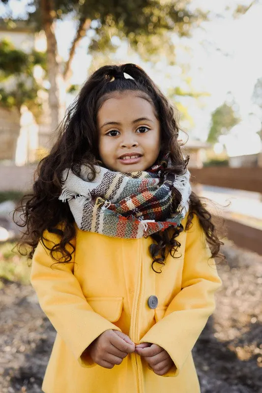 Kids Flannel Infinity Scarf