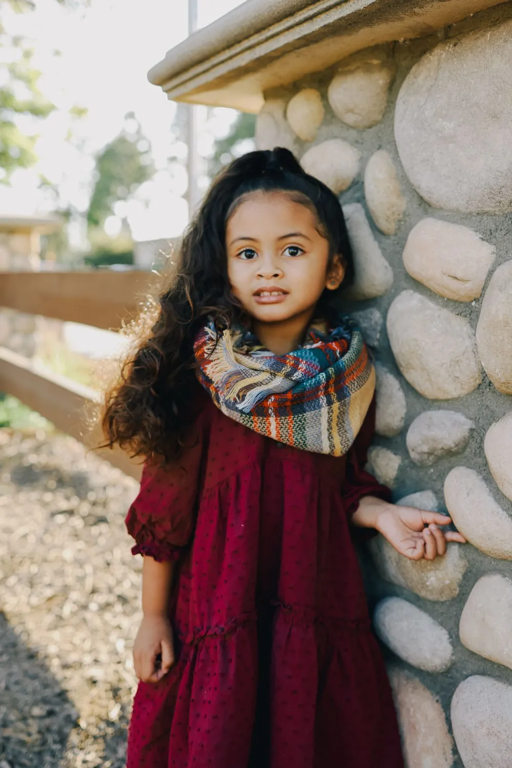Kids Flannel Infinity Scarf