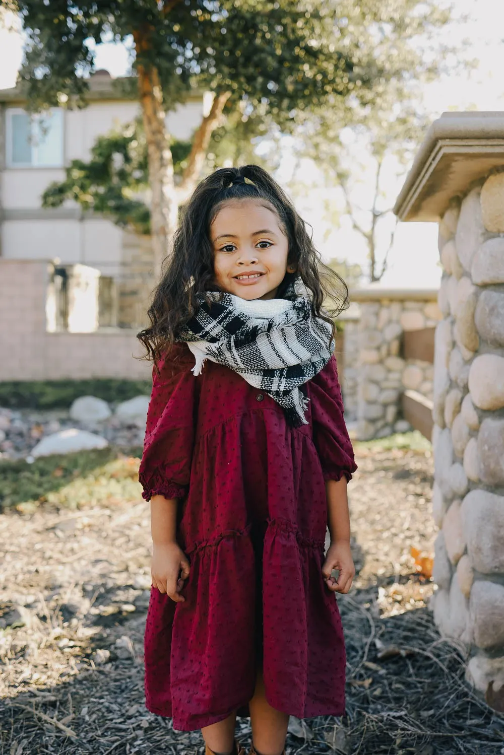 Kids Flannel Infinity Scarf