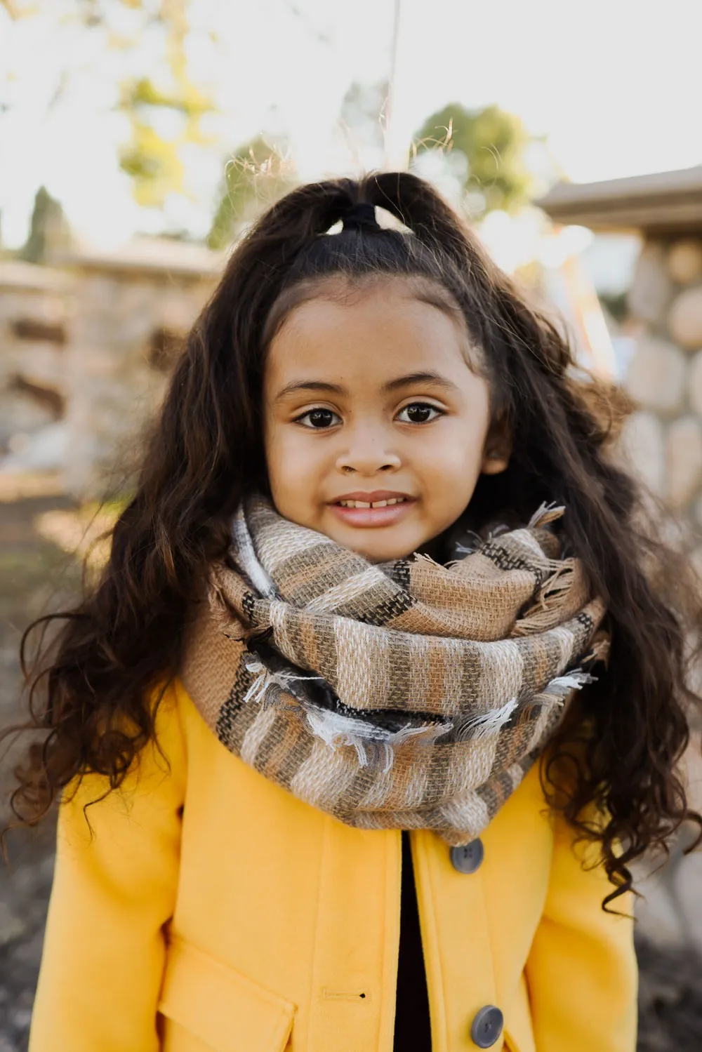 Kids Flannel Infinity Scarf