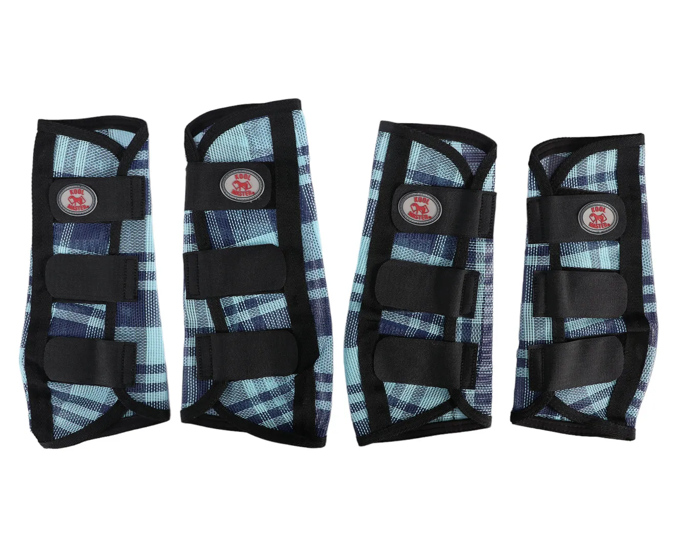 Kool Master PVC Mesh Fly Boots Turquoise - Set of 4