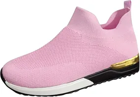 Lausiuoe Sneakers For Women Walking Shoes Comfortable Tennis Shoes Breathable Casual Gym Workout Restaurant Work Shoes