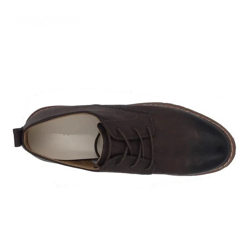 Men's Casual Leather Shoes | Men's Flats | Plus Size