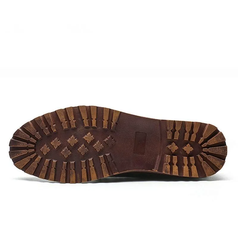Men's Casual Leather Shoes | Men's Flats | Plus Size