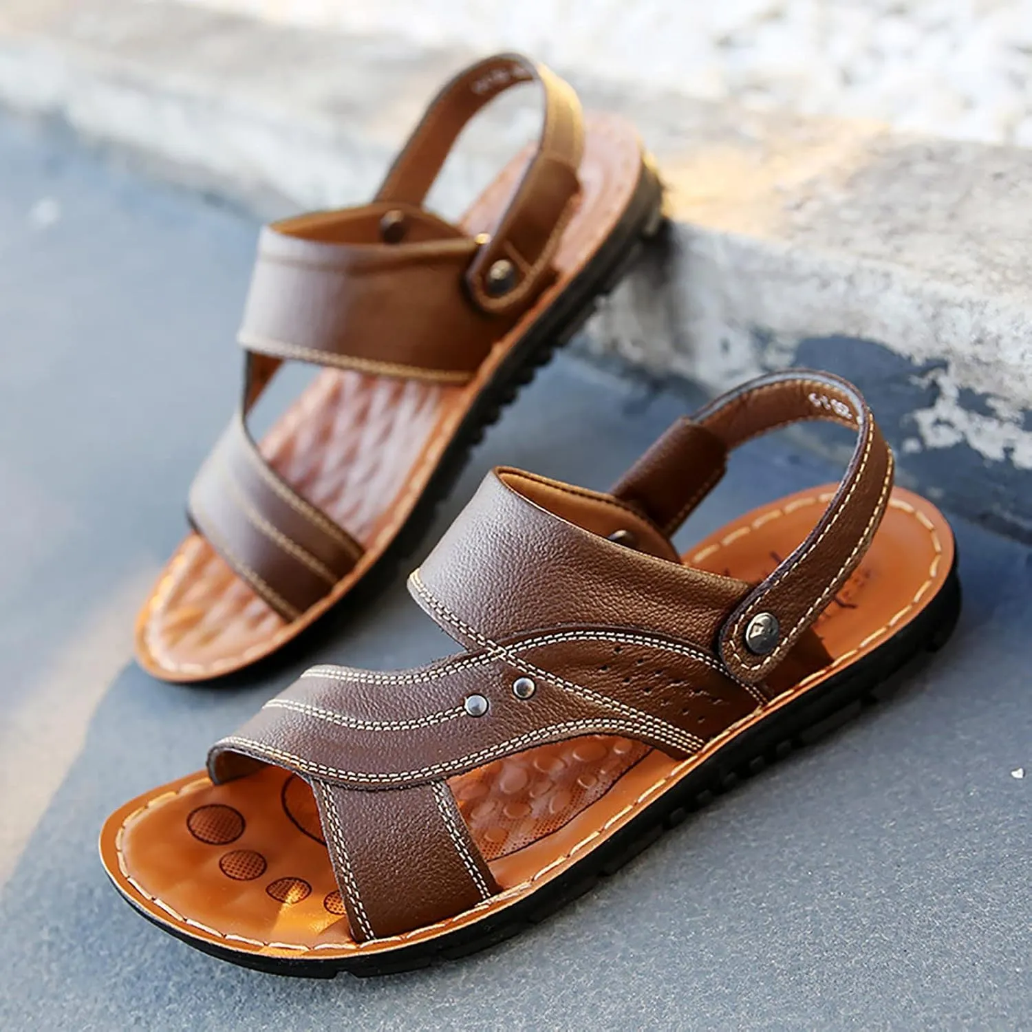 Mens Sandals Sandal Men Mens Beach Sandals Summer Lightweight Hiking Non Slip Breathable Sandal