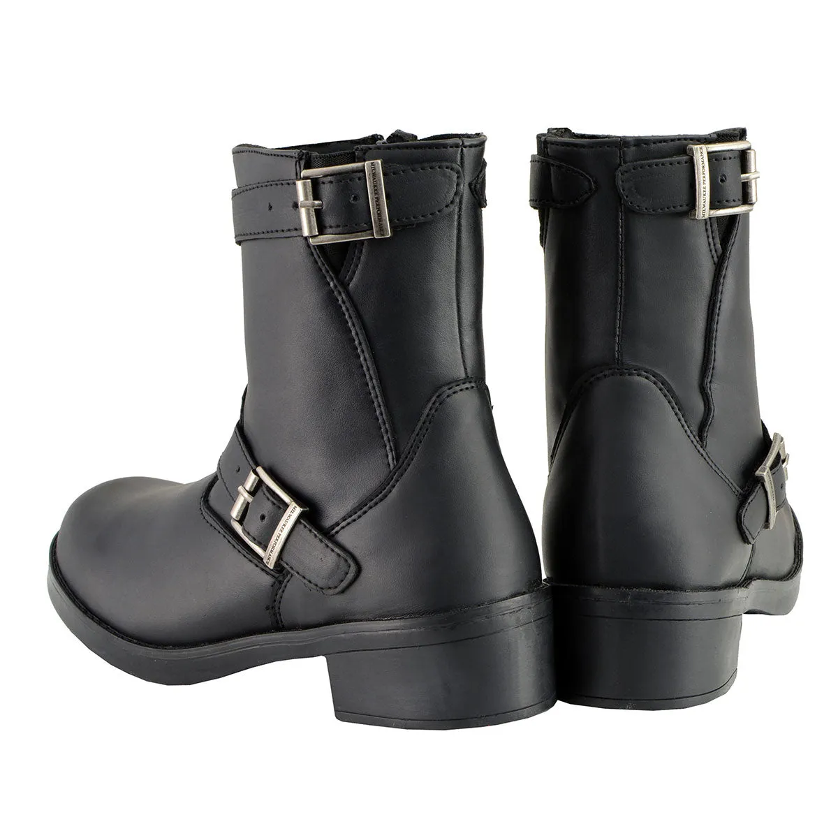 Milwaukee Leather MBK9290 Boys Black Classic Engineer Style Biker