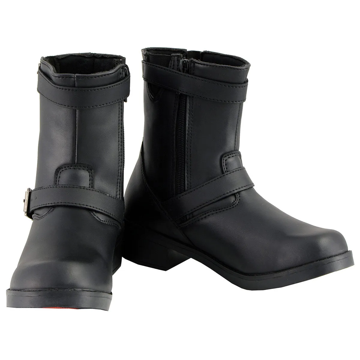 Milwaukee Leather MBK9290 Boys Black Classic Engineer Style Biker