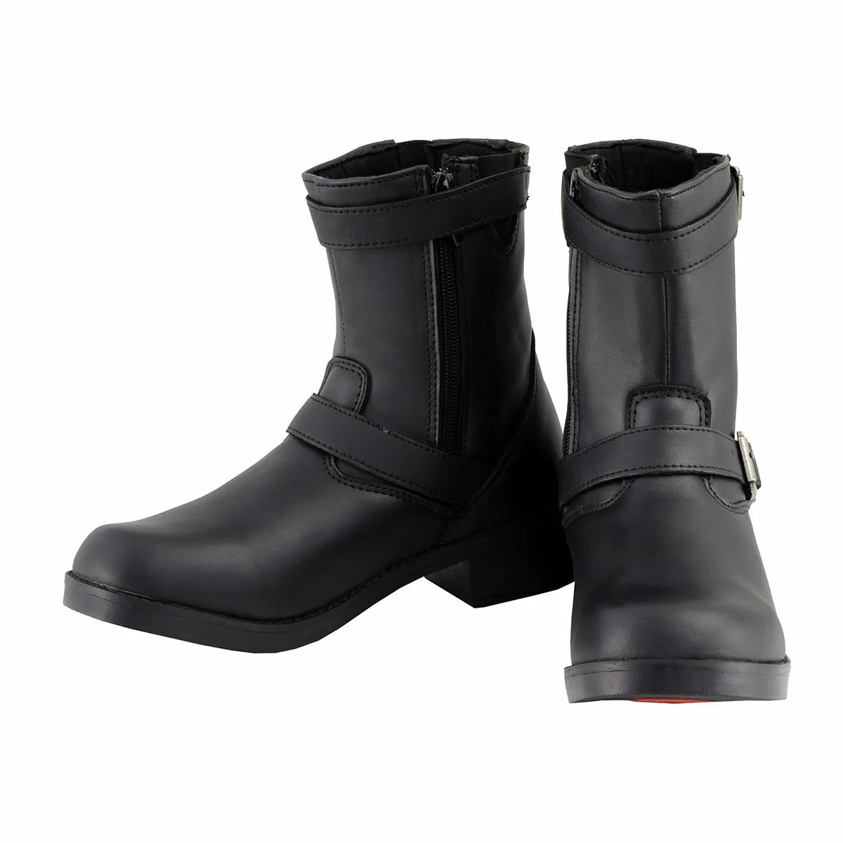 Milwaukee Leather MBK9290 Boys Black Classic Engineer Style Biker