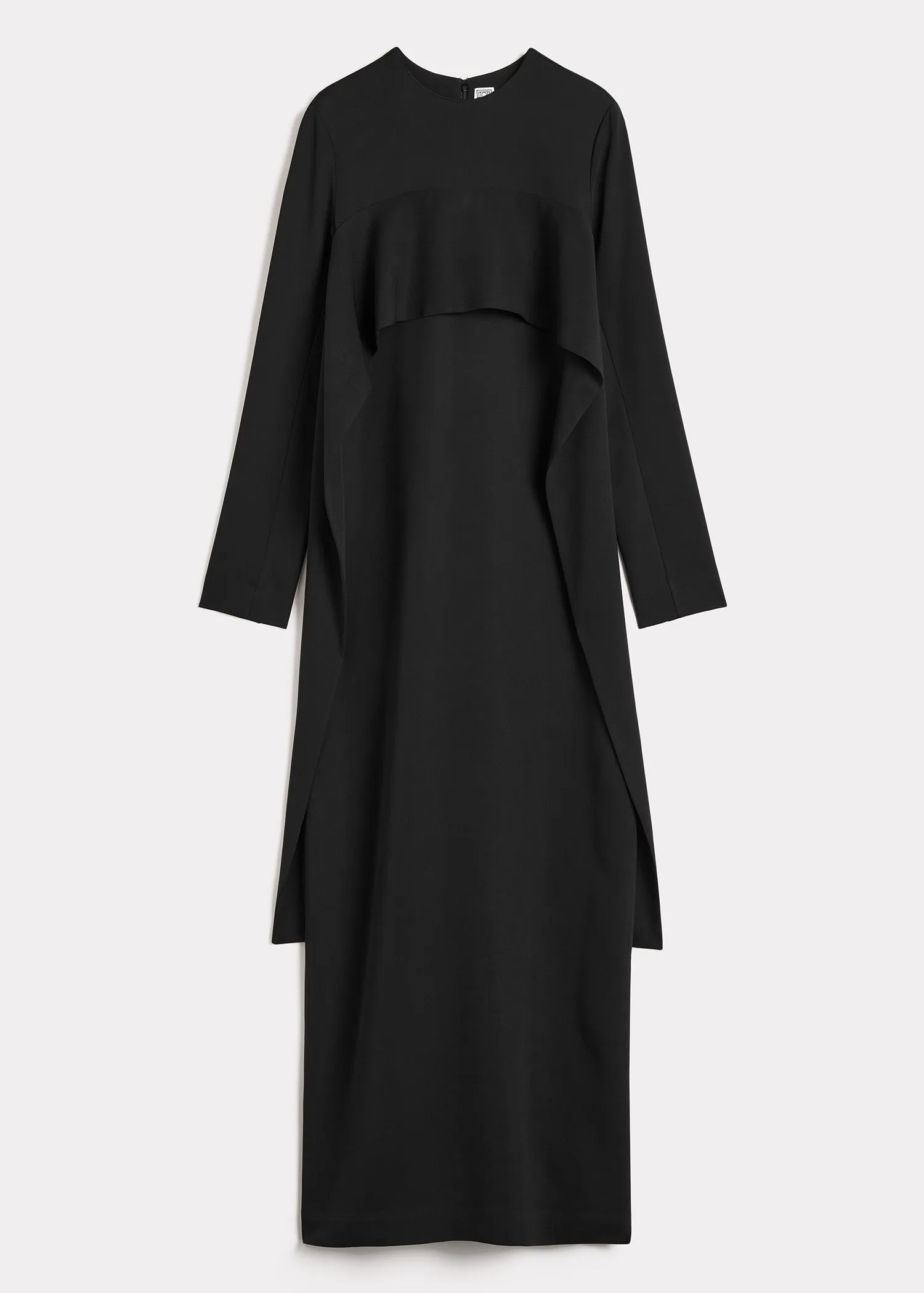 Sash cady dress black