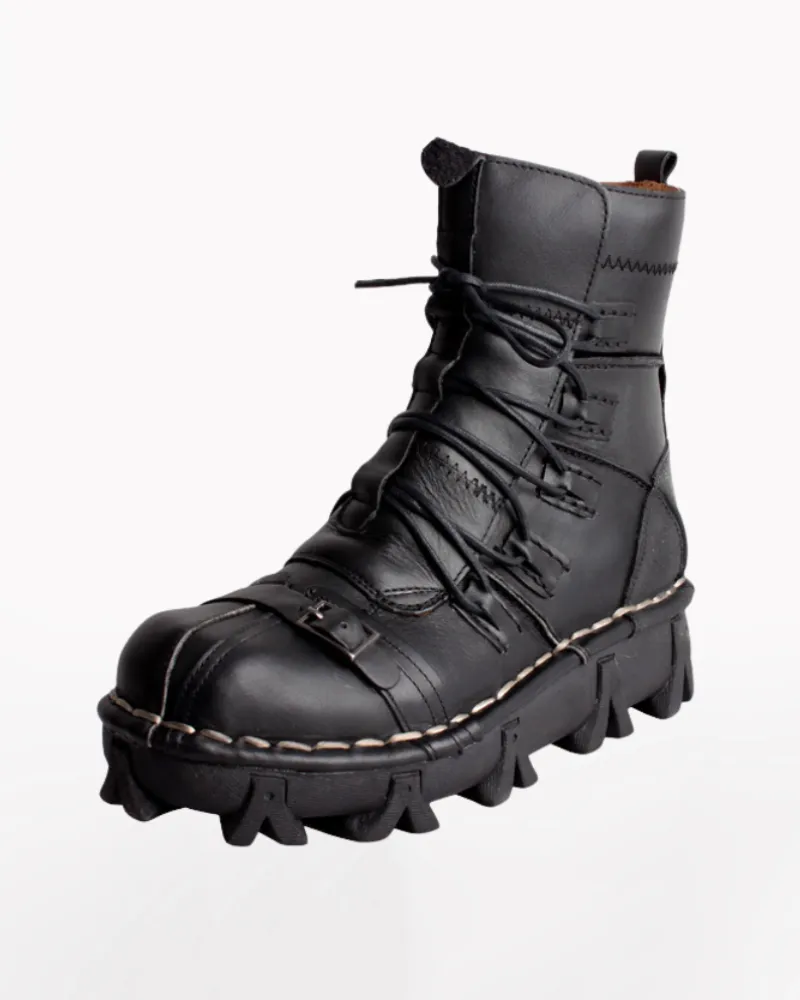Techwear Punk Style Unisex Motorcycle Riding Boots