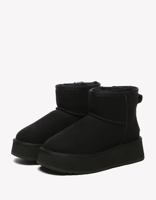 Thick Bottom Mini Classic in Black