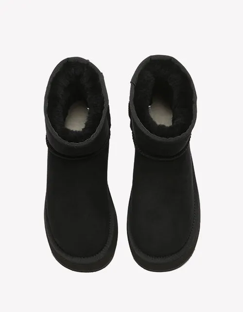 Thick Bottom Mini Classic in Black