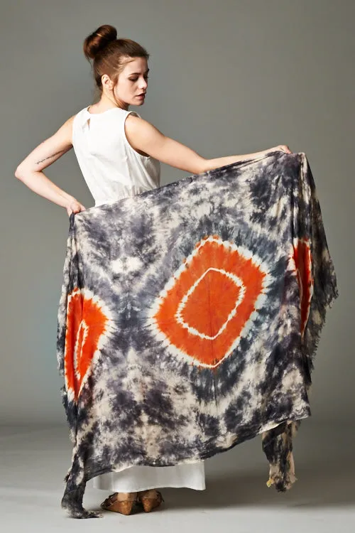 Tie Dye Viscose Scarf