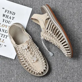 Wholesale Casual Woven Couple Breathable Sandals