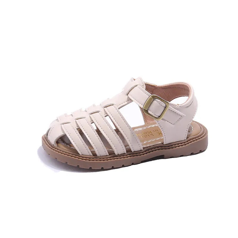 Wholesale Hollow Breathable Baby Girl Summer Rome Kids Shoes
