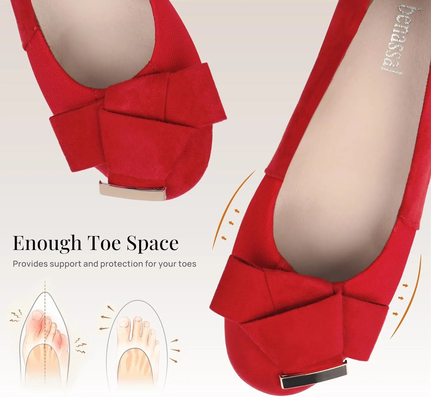 Women Bunion Pumps Comfortable Dress Shoes Orthopedic Heels