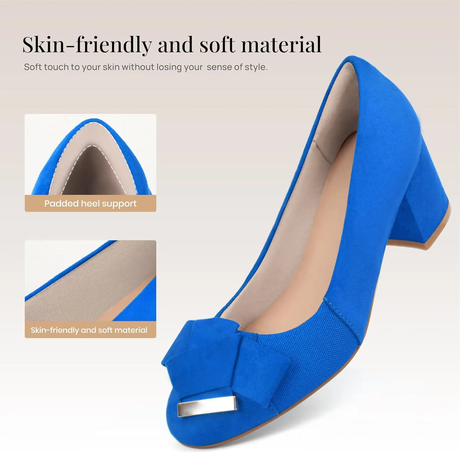 Women Bunion Pumps Comfortable Dress Shoes Orthopedic Heels