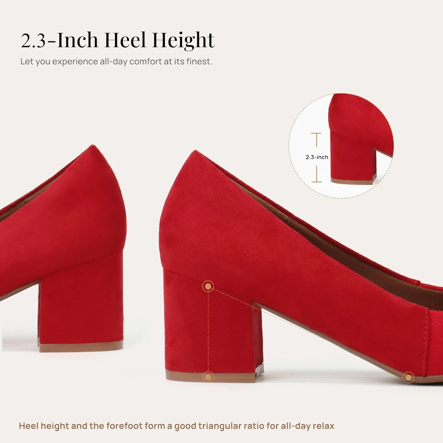 Women Bunion Pumps Comfortable Dress Shoes Orthopedic Heels