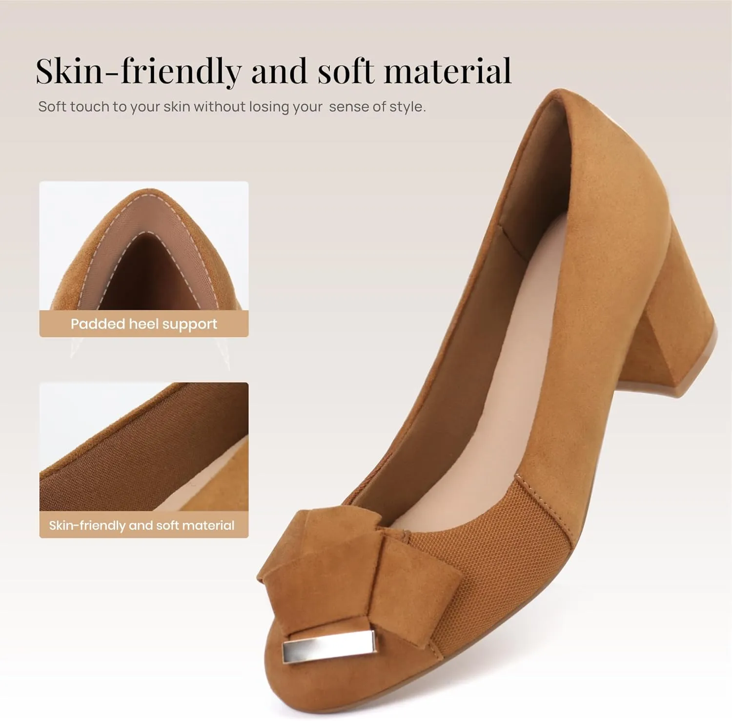 Women Bunion Pumps Comfortable Dress Shoes Orthopedic Heels