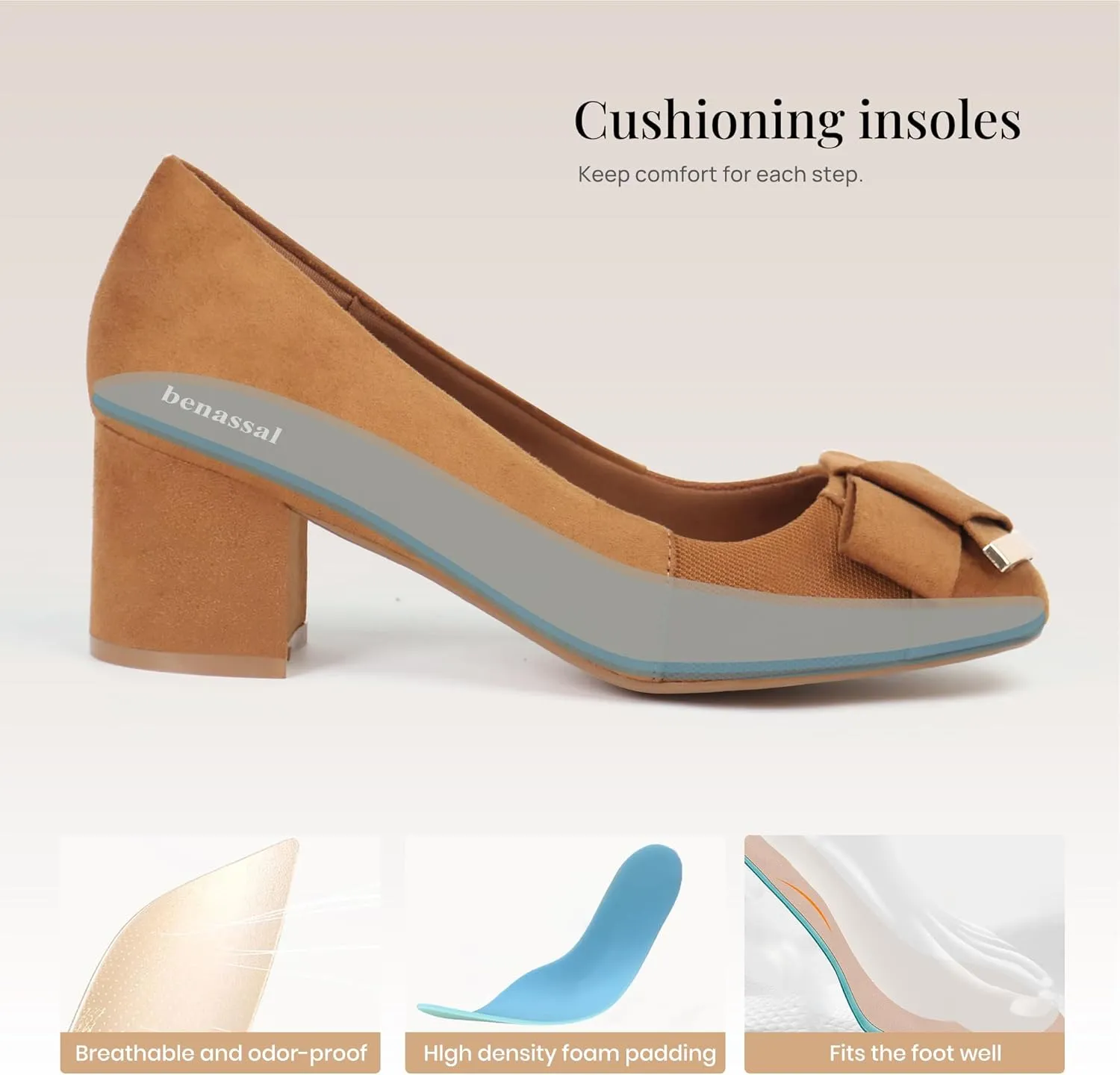 Women Bunion Pumps Comfortable Dress Shoes Orthopedic Heels