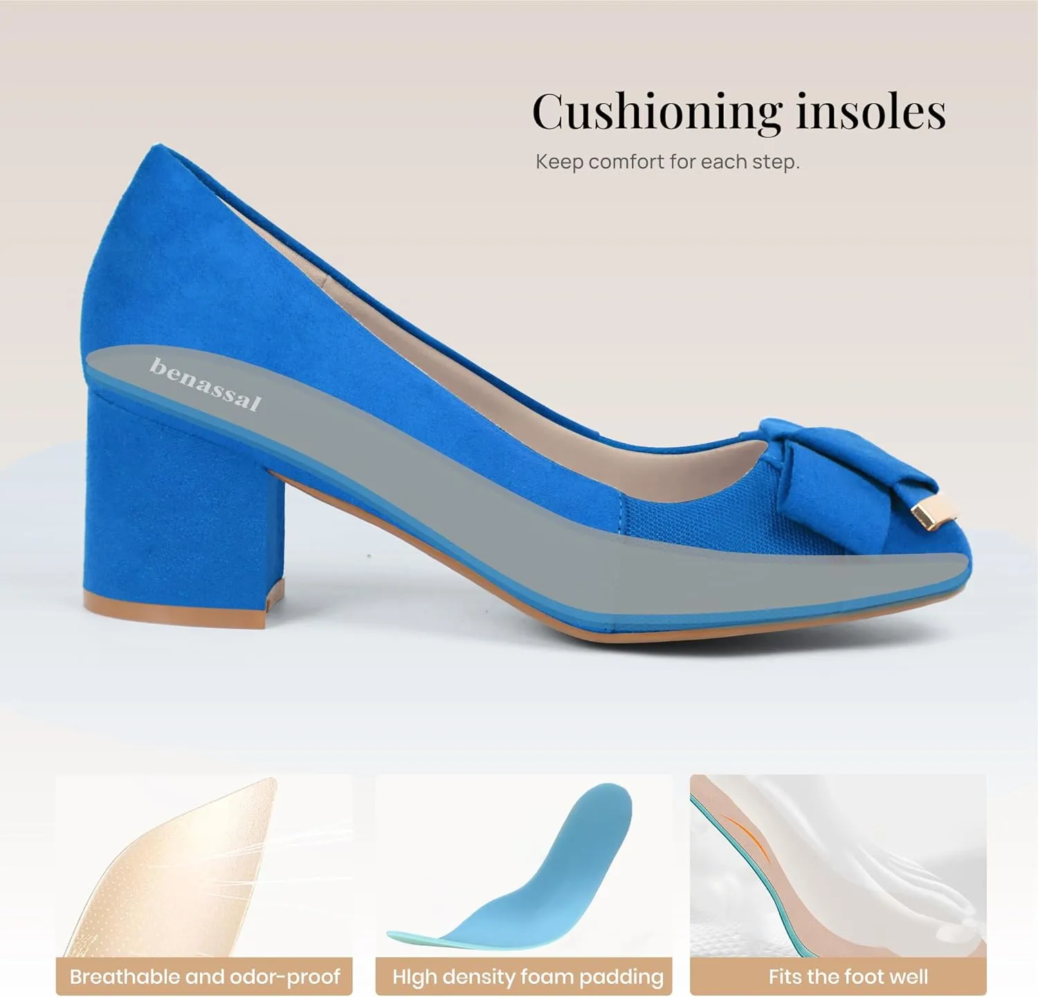 Women Bunion Pumps Comfortable Dress Shoes Orthopedic Heels