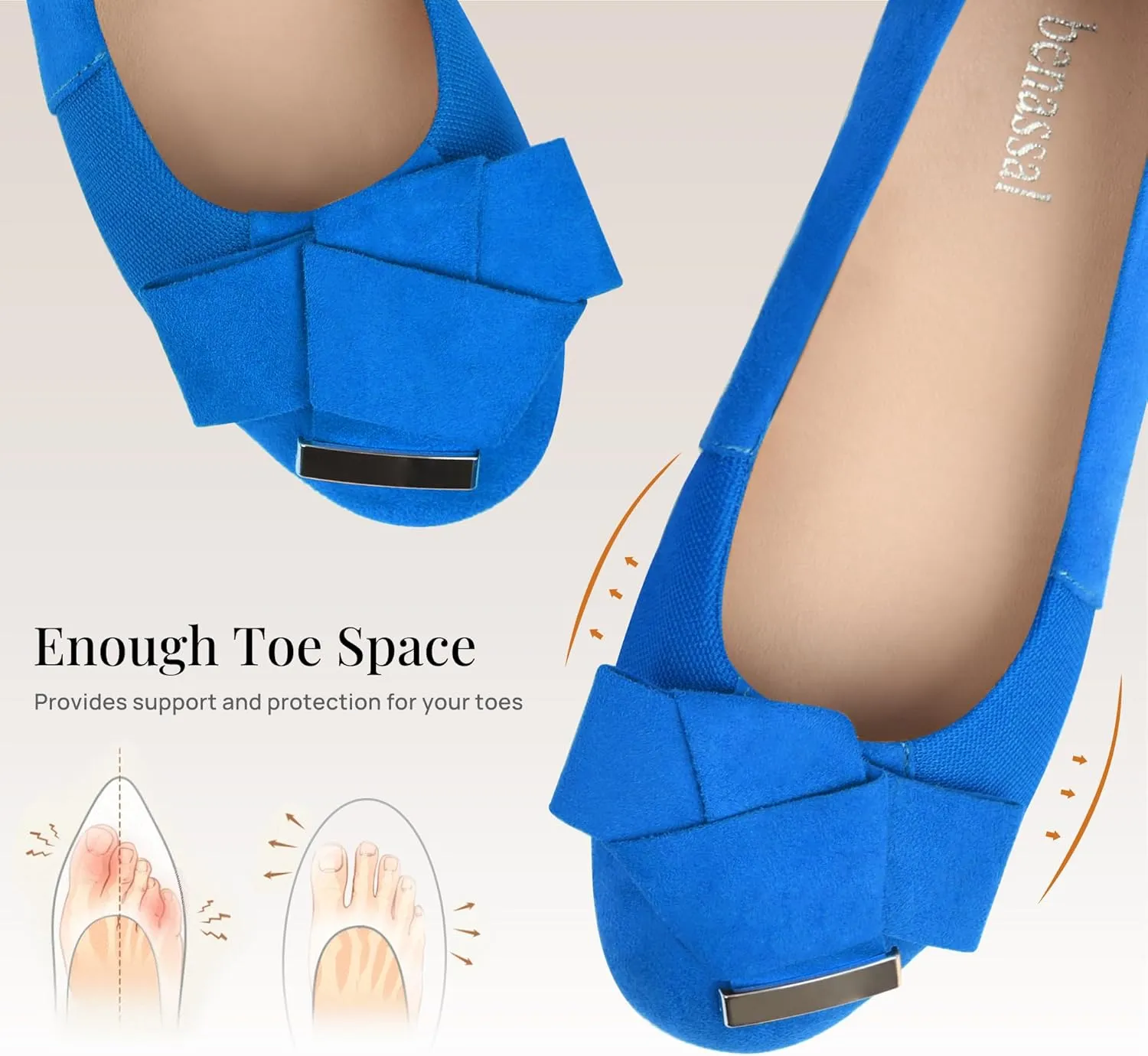 Women Bunion Pumps Comfortable Dress Shoes Orthopedic Heels