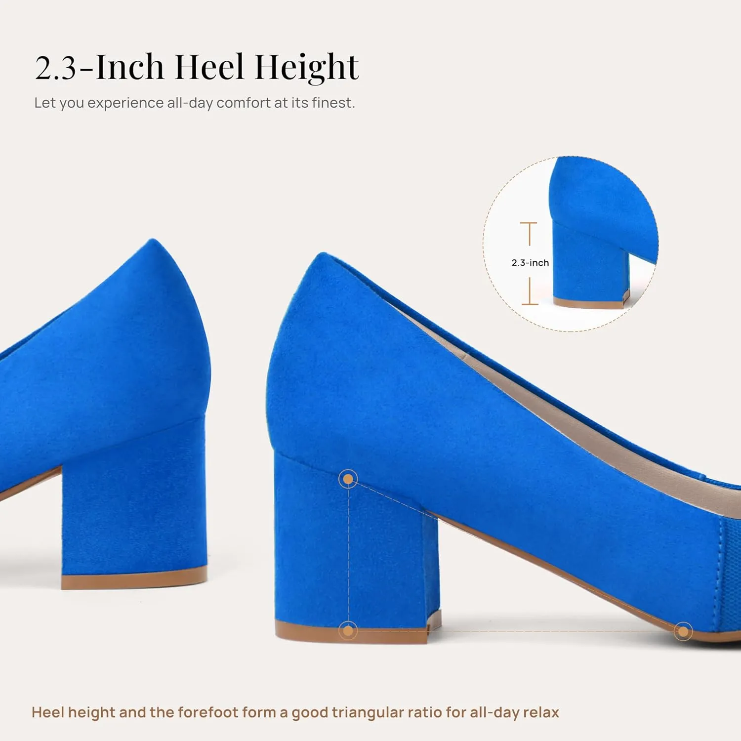 Women Bunion Pumps Comfortable Dress Shoes Orthopedic Heels