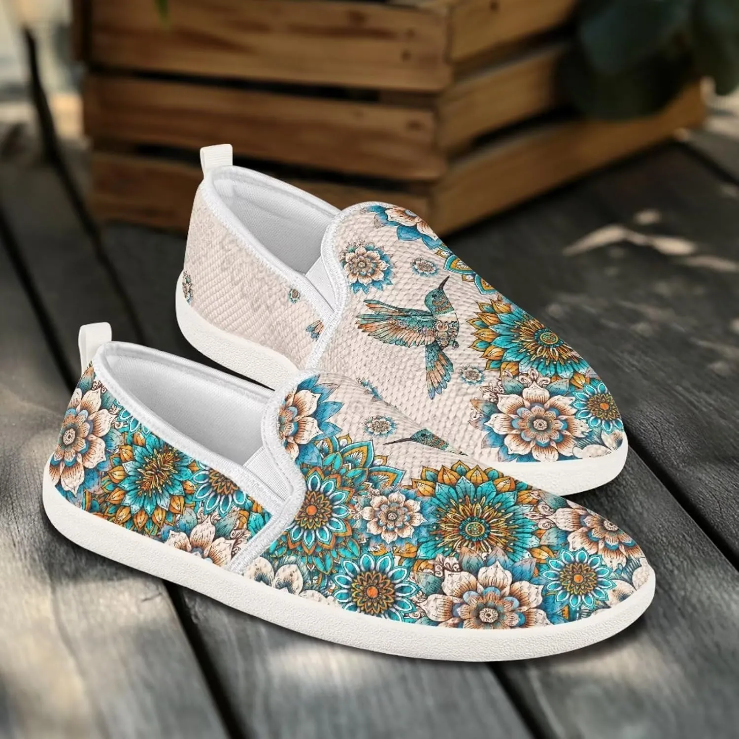 Women's Hummingbird Mesh Outdoor Flats Shoes Wedding Loafer Breathable Dress Work Business Shoes