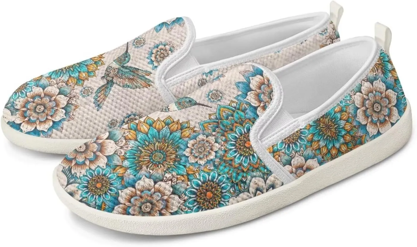 Women's Hummingbird Mesh Outdoor Flats Shoes Wedding Loafer Breathable Dress Work Business Shoes